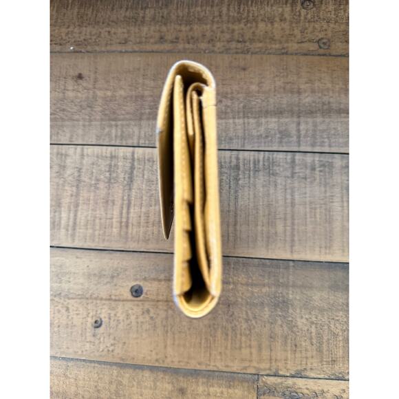 Vintage CELINE Wallet Women's Leather Monogram Fold French Paris France 90s - Picture 4 of 9